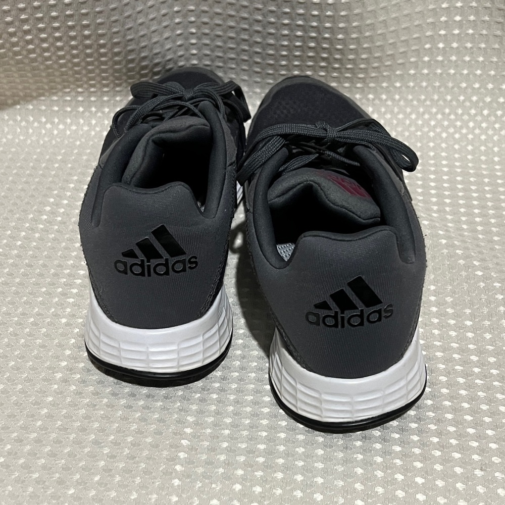 Adidas Women's Dark Gray and Pink Athletic Shoes - Picture 4 of 6